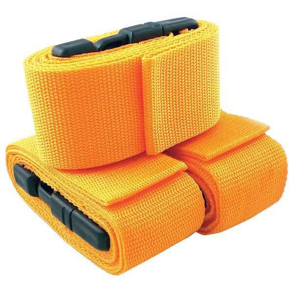 Strap, Orange, 60 in. L, PK3