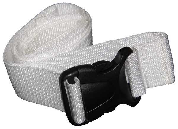 Strap, White, 60 in. L