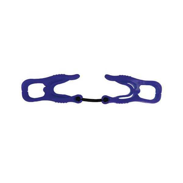 Glove Clip with Dual Clips, 6-13/32inL, PR