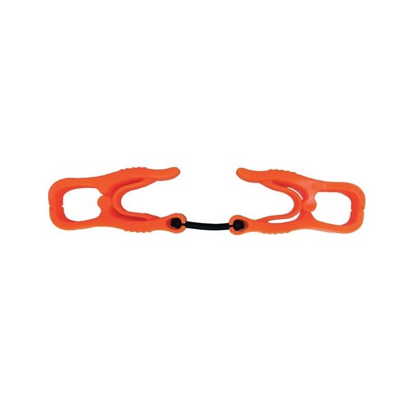 Glove Clip with Dual Clips, 6-13/32inL, PR