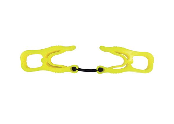 Glove Clip with Dual Clips, 6-13/32inL, PR