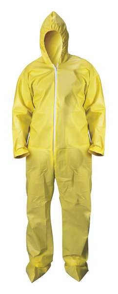 M, Yellow, Storm Flap, Zipper