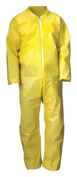 M, Yellow, Storm Flap, Zipper