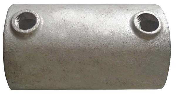 Structural Pipe Fitting, Straight Coupling, Cast Iron, 2 in Pipe Size, 50000 lb Tensile Strength