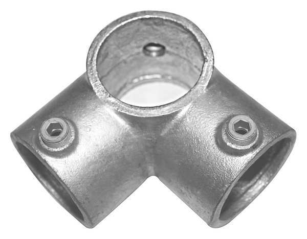 Structural Pipe Fitting, Side Outlet Tee, Cast Iron, 0.75 in Pipe Size, 50000 lb Tensile Strength