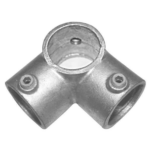 Structural Pipe Fitting, Side Outlet Tee, Cast Iron, 2 in Pipe Size, 50000 lb Tensile Strength