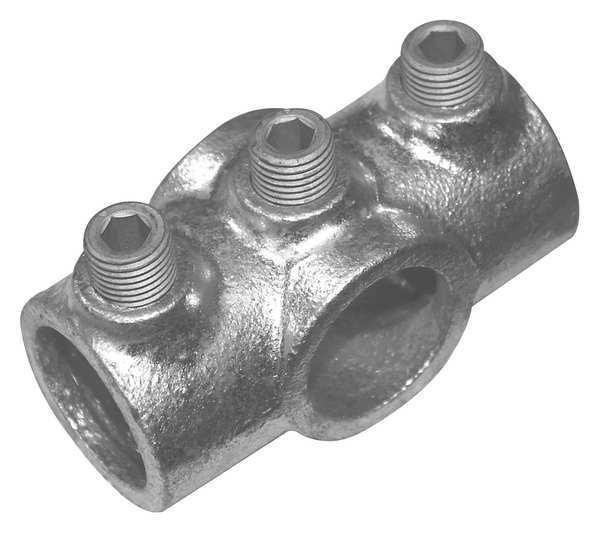Structural Pipe Fitting, Slip-On Cross, Cast Iron, 2 in Pipe Size, 50000 lb Tensile Strength