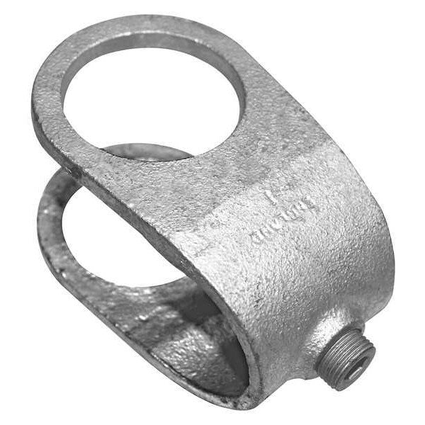Structural Pipe Fitting, Clamp-On Crossover, Cast Iron, 2 in Pipe Size, 50000 lb Tensile Strength