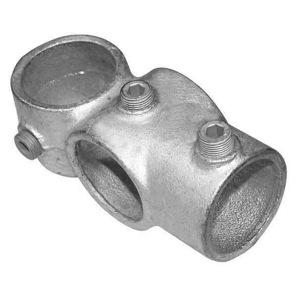 Structural Pipe Fitting, Combination Socket Tee and Crossover, Cast Iron, 1 in Pipe Size