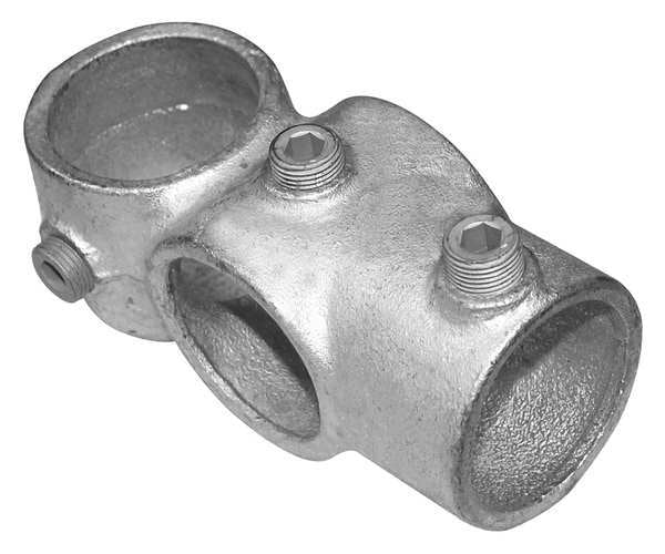 Structural Pipe Fitting, Combination Socket Tee and Crossover, Cast Iron, 0.75 in Pipe Size