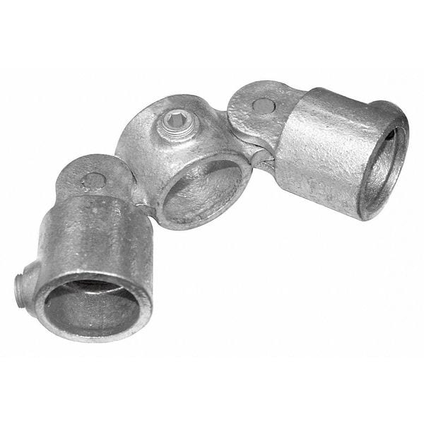 Structural Pipe Fitting, Double Swivel Socket, Cast Iron, 1.5 in Pipe Size