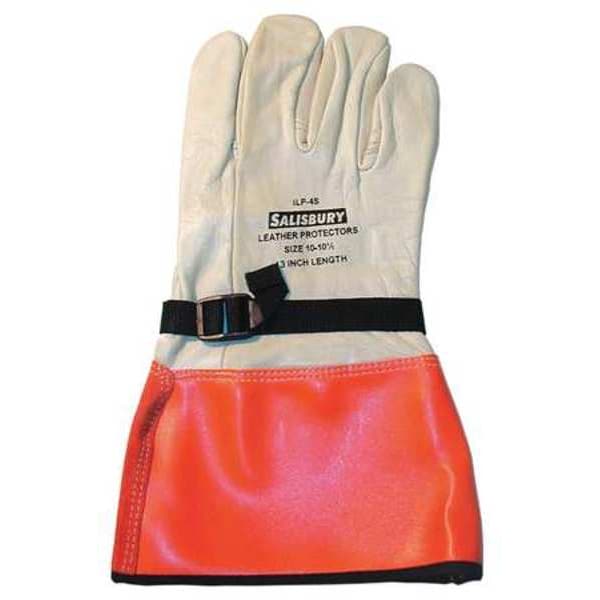 Elec. Glove Protector, 7, White/Orange, PR