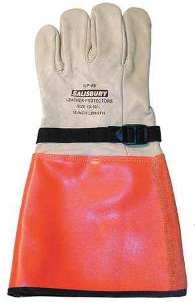 Elec. Glove Protector, 11, White/Orange, PR