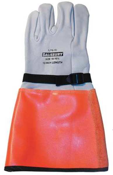 Elec. Glove Protector, 9, White/Orange, PR