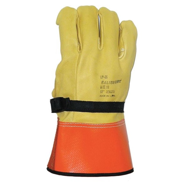 Elec. Glove Protector, 9-1/2, Yel/Org, PR