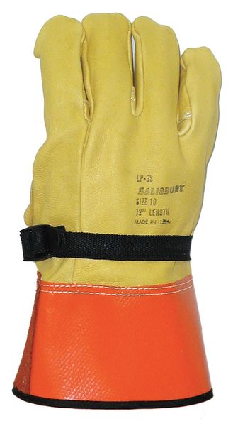 Elec. Glove Protector, 8-1/2, Yel/Org, PR