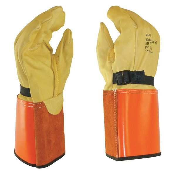 Elec. Glove Protector, 9, Yellow/Orange, PR