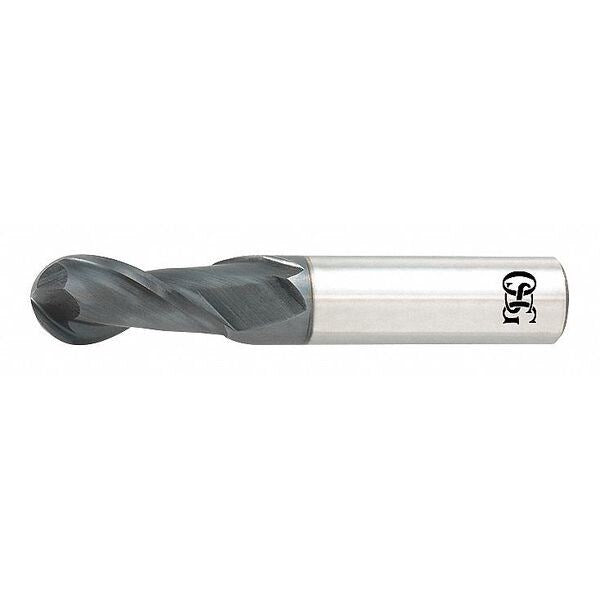Carbide End Mill, HP421BN, 1/8 D, 1/2 Cut L