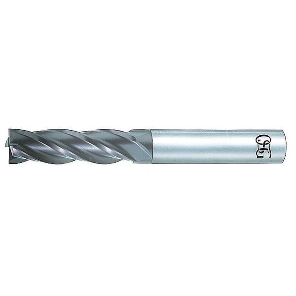 Carbide End Mill, 7040, 3/16 D, 3/4 Cut L