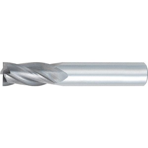 Carbide End Mill, 404, 1/8 D, 1/2 Cut L
