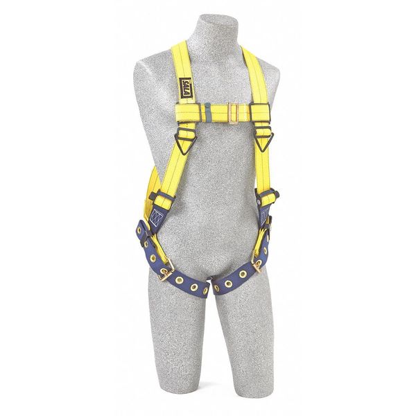 Retrieval Full Body Harness, Vest Style, XS, Polyester, Yellow