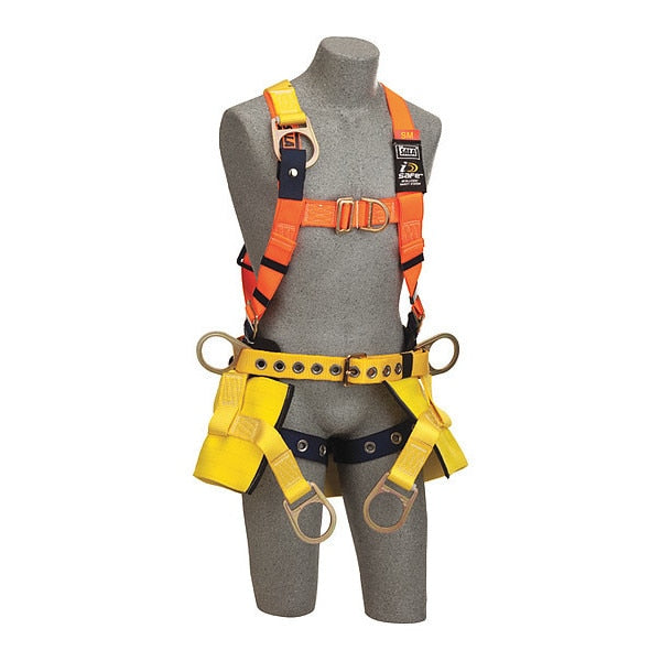 Full Body Harness, Vest Style, 2XL, Polyester