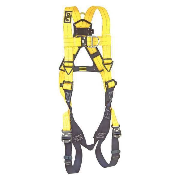 Full Body Harness, Vest Style, Universal, Repel(TM) Polyester, Yellow