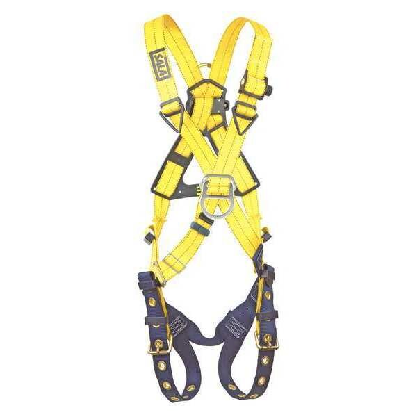 Full Body Harness, Crossover Style, Universal, Repel(TM) Polyester, Yellow