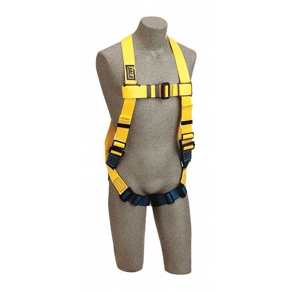 Arc Flash Full Body Harness, Vest Style, 2XL, Nylon