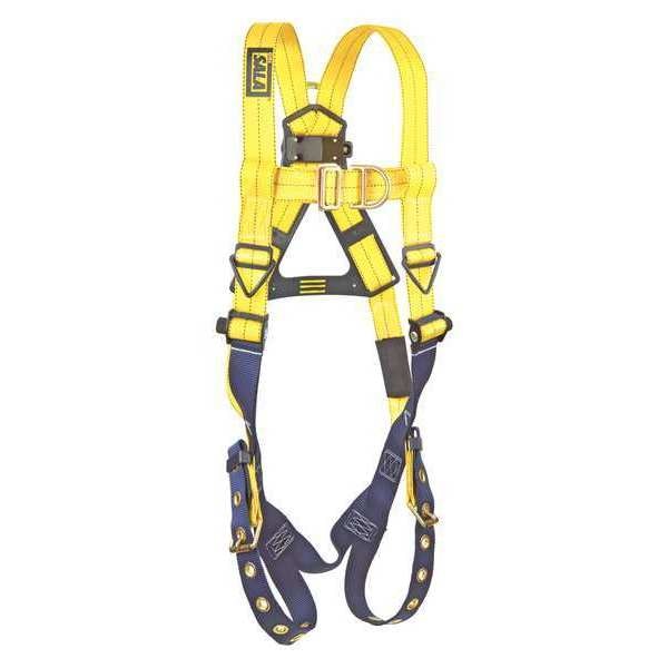 Full Body Harness, Vest Style, L, Repel(TM) Polyester, Yellow