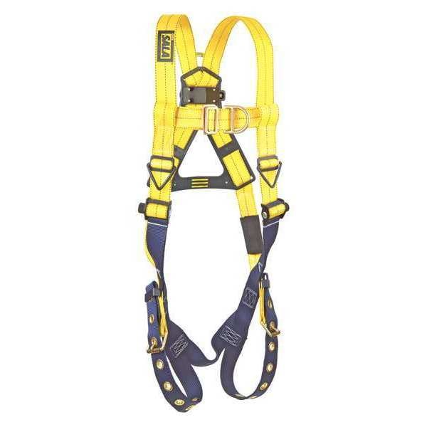 Full Body Harness, Vest Style, XL, Repel(TM) Polyester, Yellow