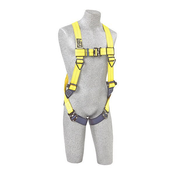 Full Body Harness, Vest Style, S, Repel(TM) Polyester, Yellow
