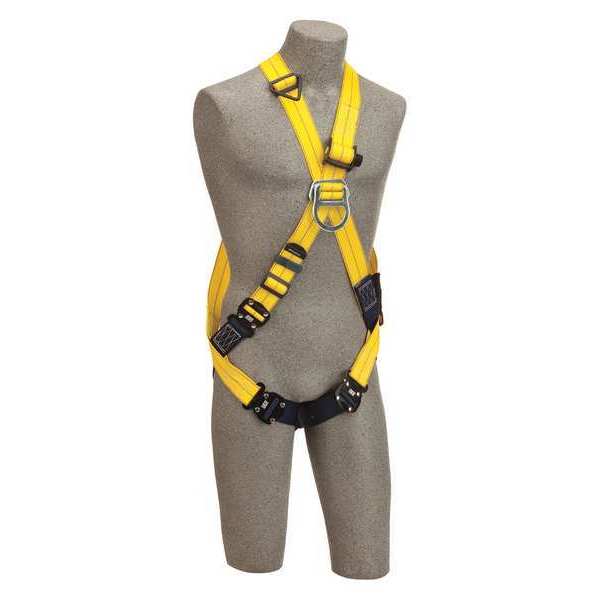 Full Body Harness, Crossover Style, Universal, Repel(TM) Polyester, Yellow