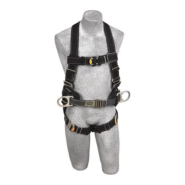 Arc Flash Full Body Harness, Vest Style, M, Nomex(R)/Kevlar(R)