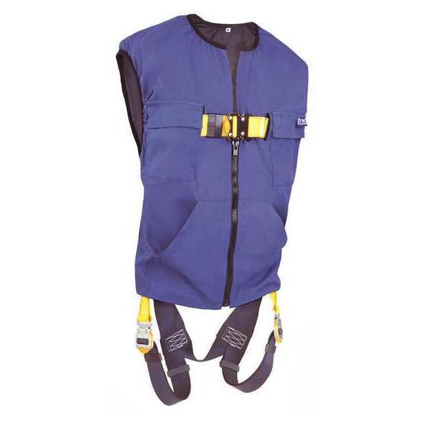 Full Body Harness, Vest Style, XL, Polyester