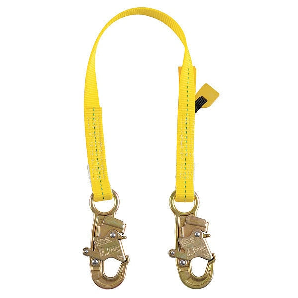 Lanyard, 3 ft., 310 lb. Weight Capacity, Yellow