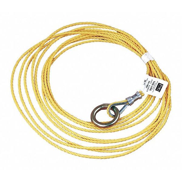 25 ft.L Tagline 25Ft Oring Cut Ends 3/16 Poly