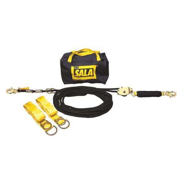 Rope Horizontal Lifeline System, 30 ft., 310 lb. Weight Capacity