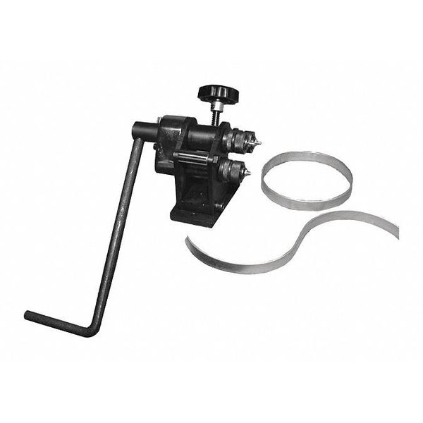 Metal Ring Roller, 2 in Bending Length, 3 Rolls