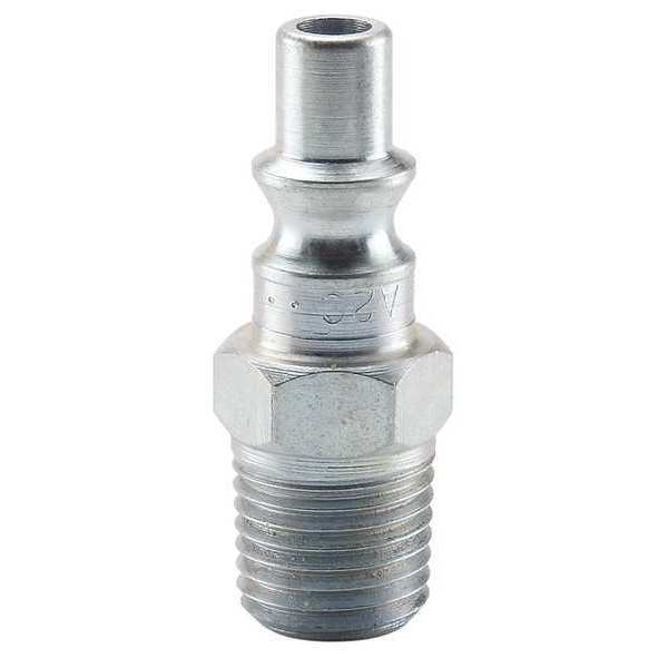 Coupler Plug, Steel, MNPT, 1/4 In. Pipe