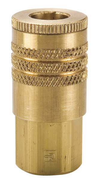 Coupler Body, Brass, FNPT, 3/8 In. Pipe
