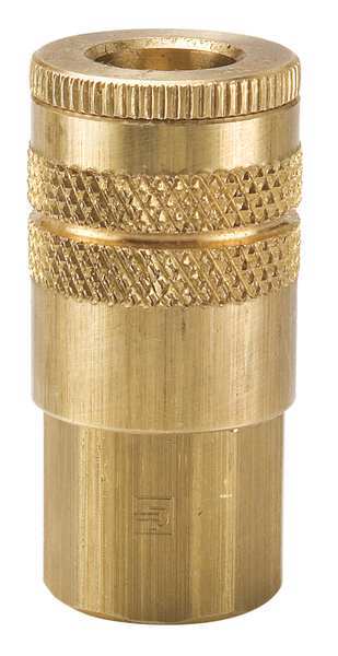 Coupler Body, Brass, FNPT, 1/8 In. Pipe