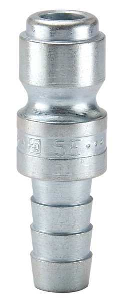 Coupler Plug, Steel, Hose Barb, 110 cfm