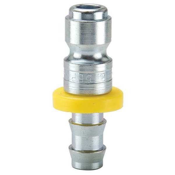 Coupler Plug, Steel, Push On, 25 cfm