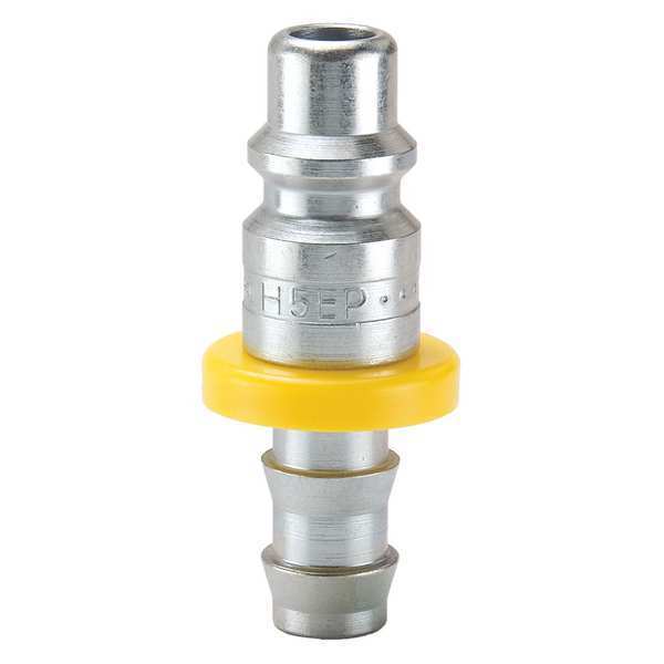 Coupler Plug, Steel, Push On, 25 cfm