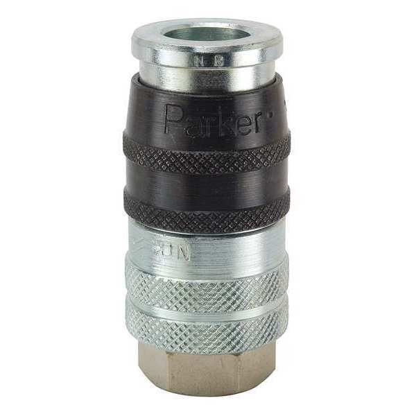 Coupler Body, Steel, FNPT, 1/2 In. Pipe