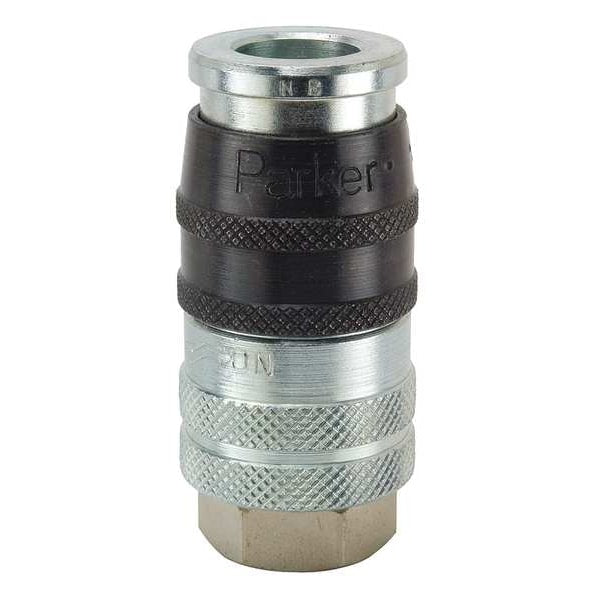 Coupler Body, Steel, FNPT, 1/4 In. Pipe