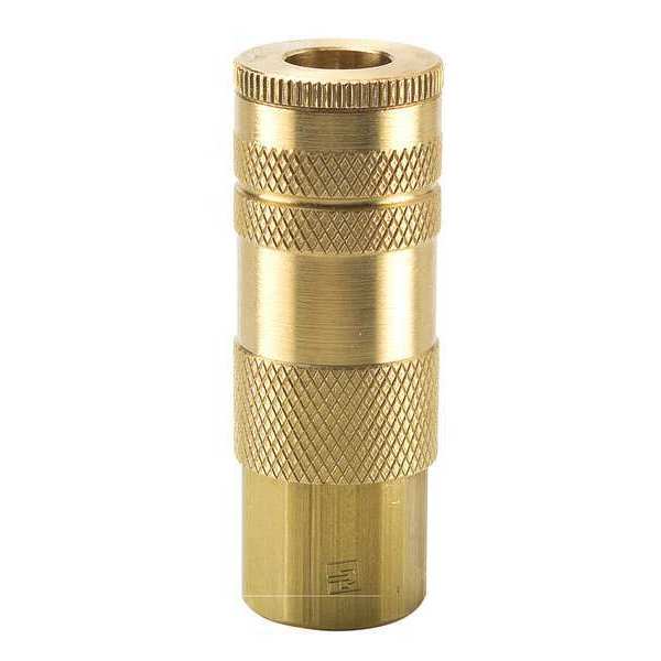 Coupler Body, Brass, FNPT, 1/4 In. Pipe
