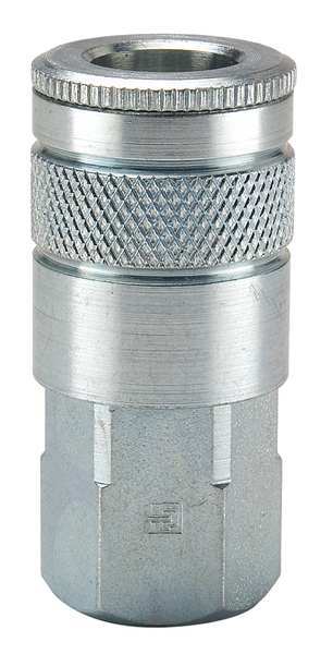 Coupler Body, Steel, 3/8 In. Pipe, 110 cfm