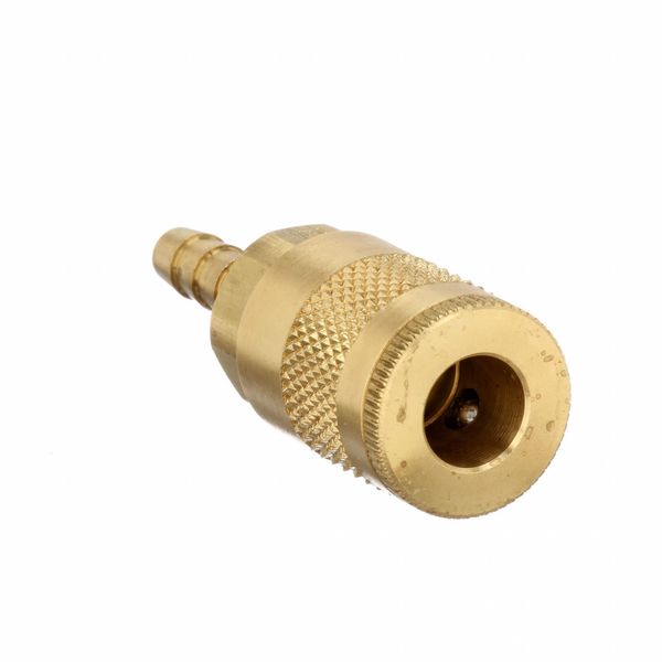 Coupler Body, Brass, Hose Barb, 25 cfm
